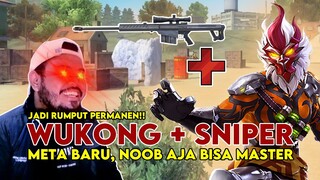 META WUKONG PAKE SNIPER, NOOB AJA BISA MASTER PAKE META INI!! | FREE FIRE GARENA INDONESIA