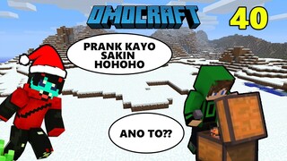 Crazy SANTA, Prank 😂 | Minecraft SMP | OMOCRAFT #40