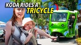Baby's First Tricycle Ride in Philippines! Local Experiences in Boracay