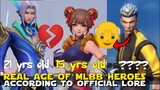 REAL AGES OF MOBILE LEGENDS HEROES ACCORDING TO LORE! | OLD CHOU AND UNDERAGE WANWAN? | MLBB TRIVIAS