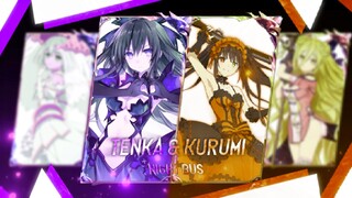 Tenka & Kurumi edit [AMV] date a live || night bus || alight motion