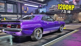 Need for Speed Heat Gameplay - 1200HP '70 PLYMOUTH BARRACUDA Customization | Max Build