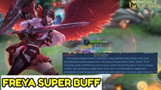 FREYA SUPER BUFF❗MOBILE LEGENDS