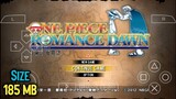Download One Piece Romance Dawn Highly Compressed Game PPSSPP ( 185 mb )