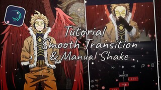 Tutorial Smooth Transition & Manual Shake | Alight  Motion