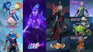 MOBILE LEGENDS NEW SKIN - 7 ALL UPCOMING SKIN GAMEPLAY | ML LEAKS 2021