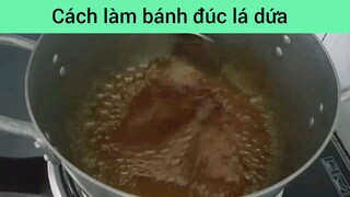 cách làm bánh đúc lá dứa thơm