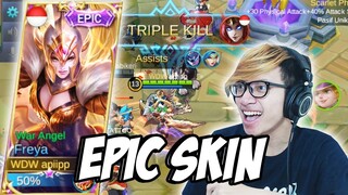 NEW SKIN FREYA EPIC MACEM WONDERWOMAN - MOBILE LEGENDS INDONESIA