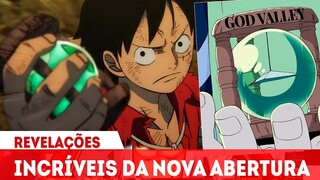 ONIGASHIMA ESTÁ VIVA?O LOG POSE DE GOD VALLEY REVELADO? ANALISE DA NOVA ABERTURA DO ANIME ONE PIECE