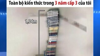 Kiến thức 3 năm của tôi chỉ đ như th thôi sao