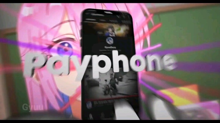 AMV Typography Payphone Shikimori