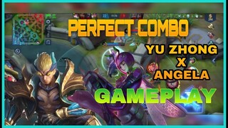 GAMEPLAY COMBO ANGELA X YU ZHONG - MOBILE LEGEND