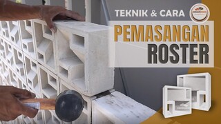 CARA PEMASANGAN ROSTER MUDAH DAN GAMPANG! | PEMASANGAN ROSTER BY OMAHBATA | JUAL ROSTER