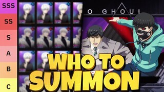 WHO TO SUMMON / RE-ROLL FOR TOKYO GHOUL GRAND CROSS SUMMONS (Tokyo Ghoul: Break The Chains)