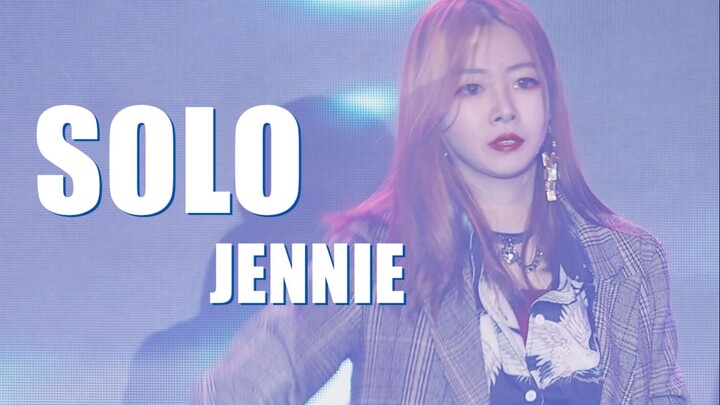 【SOLO】Singing and dancing Jennie's "SOLO" on the mic at the college