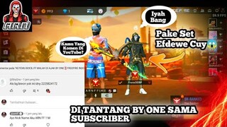 DI TANTANG BY ONE SAMA SUBSCRIBER😂AUTO BANTAI‼️FREE FIRE INDONESIA