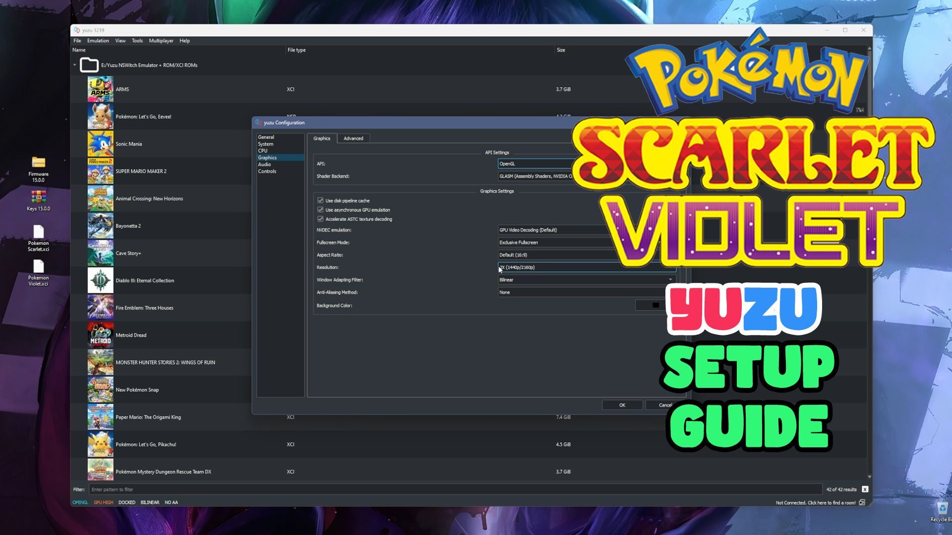 How to Install & Play Pokémon Scarlet and Violet on Yuzu Switch Emulator  for PC - BiliBili