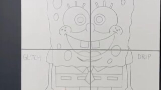 สี่วิธีในการวาด Spongebob 1