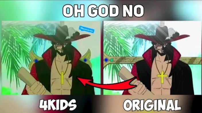 ONE PIECE CENSORSHIP COMPARISON