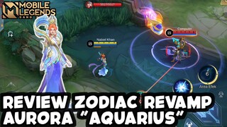 ADA METEOR JATUH!! REVIEW SKIN ZODIAC REVAMP AURORA "AQUARIUS" | MOBILE LEGENDS BANG BANG