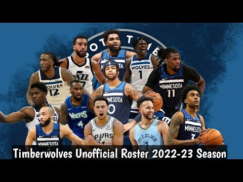 Minnesota Timberwolves Unofficial Roster Updated 2022-2023 Season