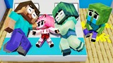 Monster School: Baby Zombie Unhappy because Parents Have a Baby - Sad Story - Minecraft Animation