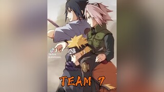 team 7 🧡 sasuke sakura naruto uzumakinaruto uchihasasuke harunosakura team07 narutoshippuden animee