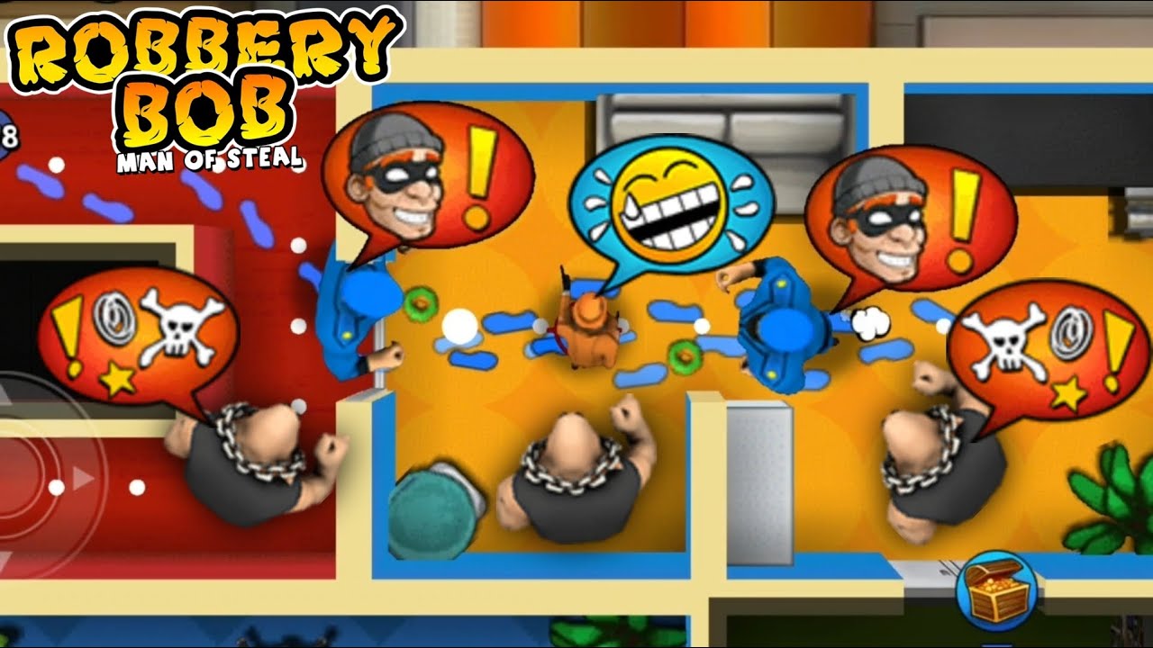 Robbery Bob - Super Biffen & Sam Bob 1 Funny Gameplay Part 8 - Bilibili