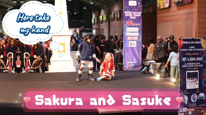 Saat Sakura dalam kesusahan, Sasuke akan selalu ada untuk melindungi #JPOPENT #bestofbest