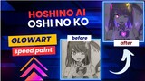 speed paint Hoshino AI (oshi no ko)