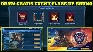 NEW EVENT FLARE UP BRUNO HADIR KEMBALI!!! PRE ORDER DAN DRAW GRATISAN - MLBB