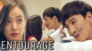 [이광수] Giraffe (Lee Kwang Soo) kiss Lee Joo Yeon in "ENTOURAGE"