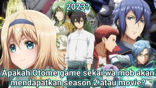 Kapan otome game sekai wa mob season 2 rilis?