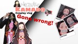Nezuko cosplay vlog gone wrong | Demon slayer cosplay GRWM