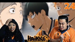 FOR THE WIN! BEAUTIFUL PLAY! Haikyuu!! Season 4 Episode 24 Reaction