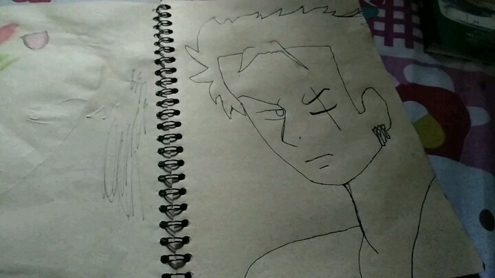 DRAWING RORONOA ZORO ONE PIECE