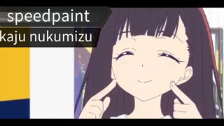 (speedpaint)kaju nukumizu ,Makeine