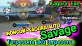 kagura + Jhonson Auto "SAVAGE"|| Mobile legends,