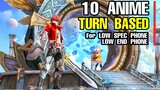Top 10 Best Turn Based RPG ANIME style game for 3GB RAM Android games | Low spec Turn based RPG