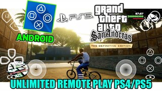 MAIN GTA SA DEFINITIVE DI HP ANDROID UNLIMITED REMOTE PLAY PS5