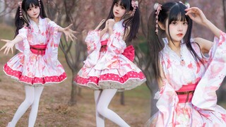 Gadis kecil yang sangat manis di bawah pohon ceri 💗 Layar vertikal Platinum Disco [kue susu]