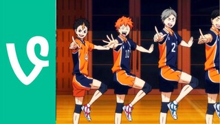 Haikyuu characters as Classic™ vines