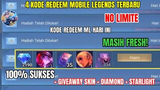 BURUAN! 4 KODE REDEEM ML TERBARU KODE REDEEM MOBILE LEGENDS HARI INI UPDATE JANUARI 2024