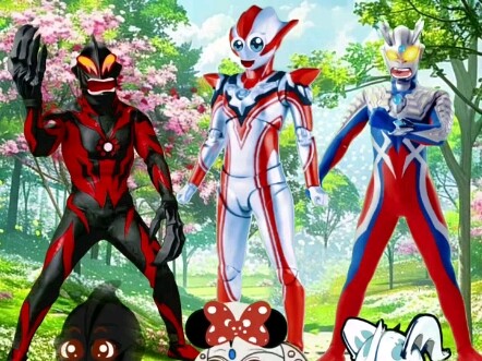 Ultraman catches food