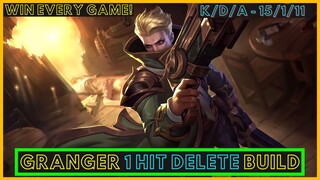 GRANGER 1 HIT BUILD | GRANGER BEST BUILD ONE HIT 2021 | GRANGER BEST BUILD EMBLEM AND SPELL 2021