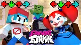 Monster School: Friday Night Funkin vs Poppy Playtime - FNF Challenge | Minecraft Animation