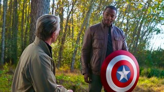 Avengers: Endgame (2019) - Captain America Gives Shield to Falcon