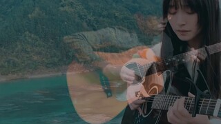 [Fingerstyle] Missing Through Time InuYasha OP Ikatan cinta antara dua gitar dan musik senarnya begi