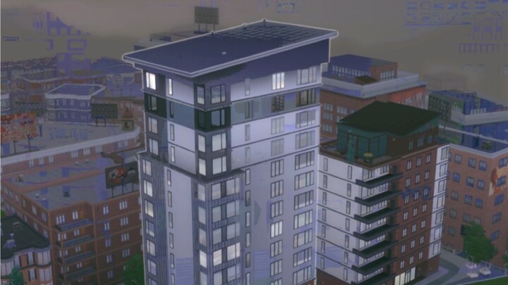 The Sims 4】Renovasi 5 kamar sewaan di flat besar Sanshumino