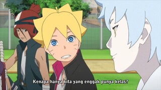 mitsuki gak nyadar orang yang ditanyain nya (Boruto) adalah penyebab mereka belajar di luar😂